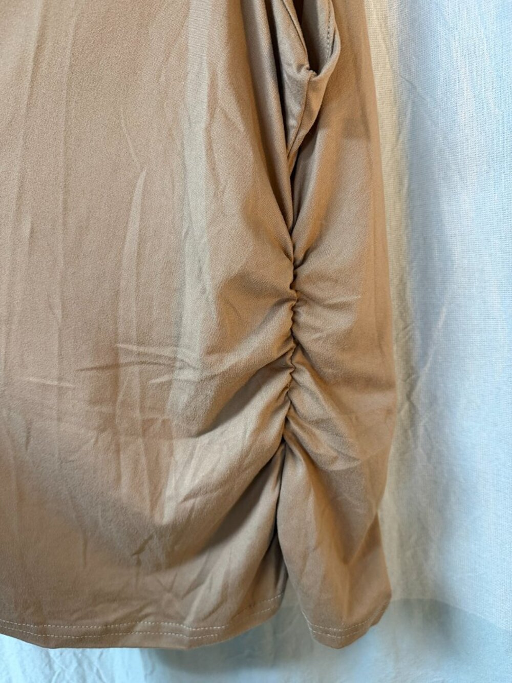 Ruched Square Neck Basic Tank - Picture 4 of 4